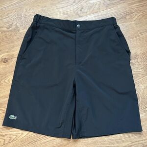 Lacoste Sport size Large (5) Men’s Black Performance Golf Shorts